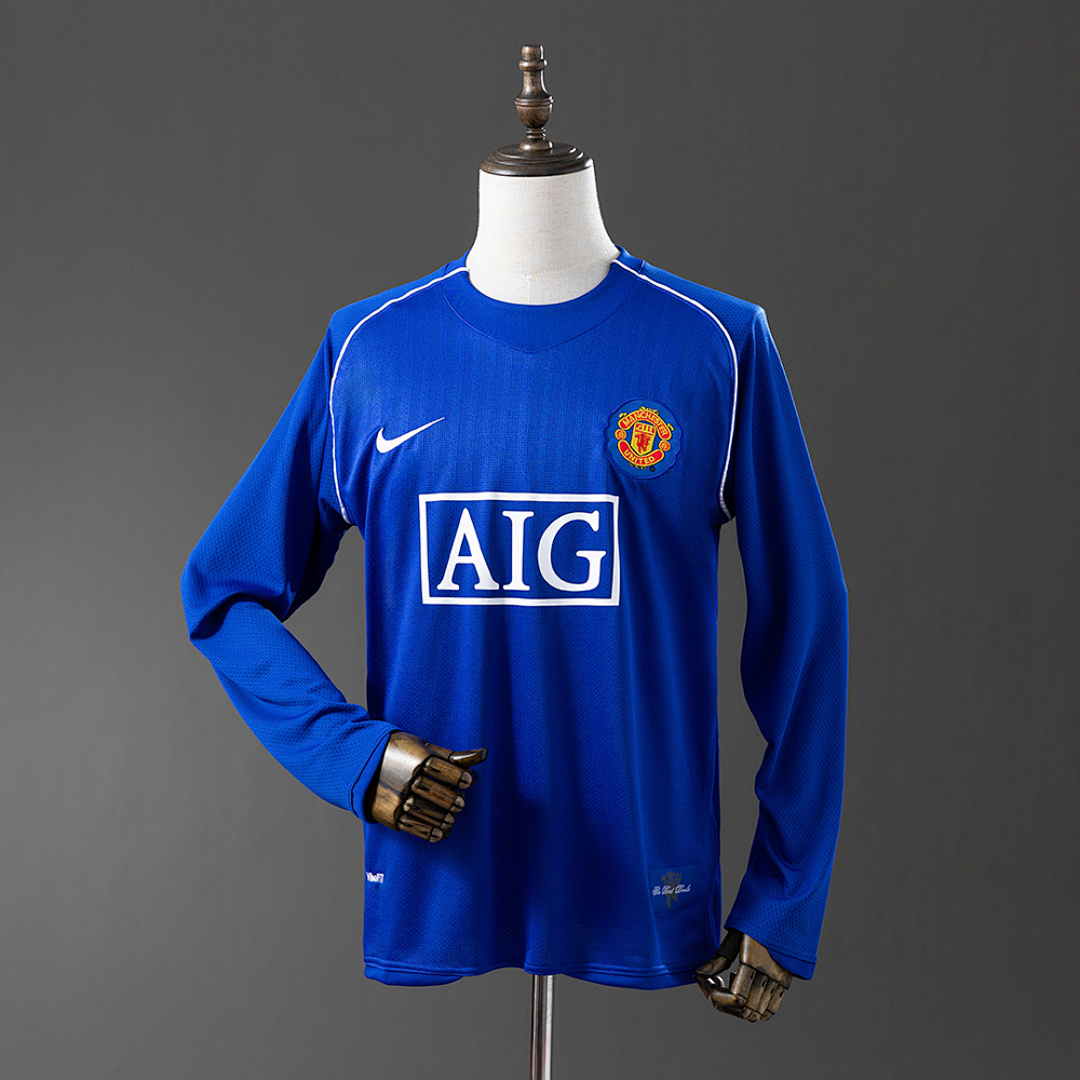 M-U 07/08 Goleiro Manga longa Retrô Camisa S-XXL, foto 1