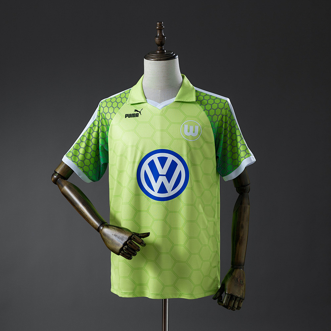 Wolfsburg 97/98 Titular Retrô Camisa S-XXL, foto 1
