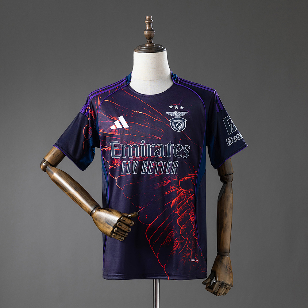 Benfica 25/26 Fourth Terceira Camisa S-4XL, foto 1