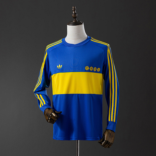 Retrô Manga longa 1981 Boca Juniors Titular S-XXL