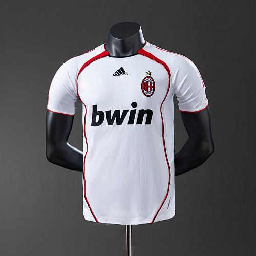 AC Milan 06/07 Visitante Versão jogador Retrô Camisa S-3XL