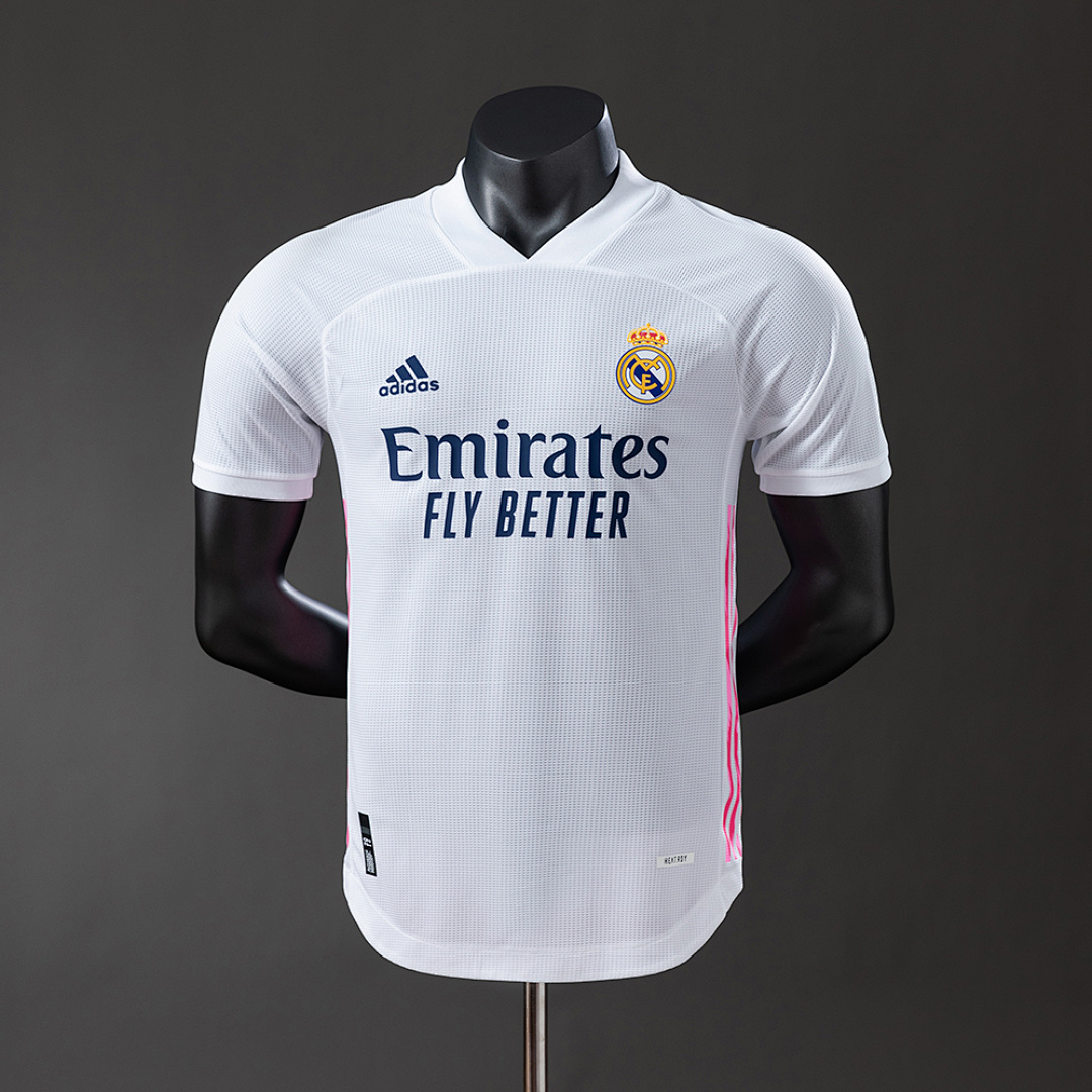 Real Madrid 20/21 Versão jogador Retrô Titular Camisa S-3XL, foto 1