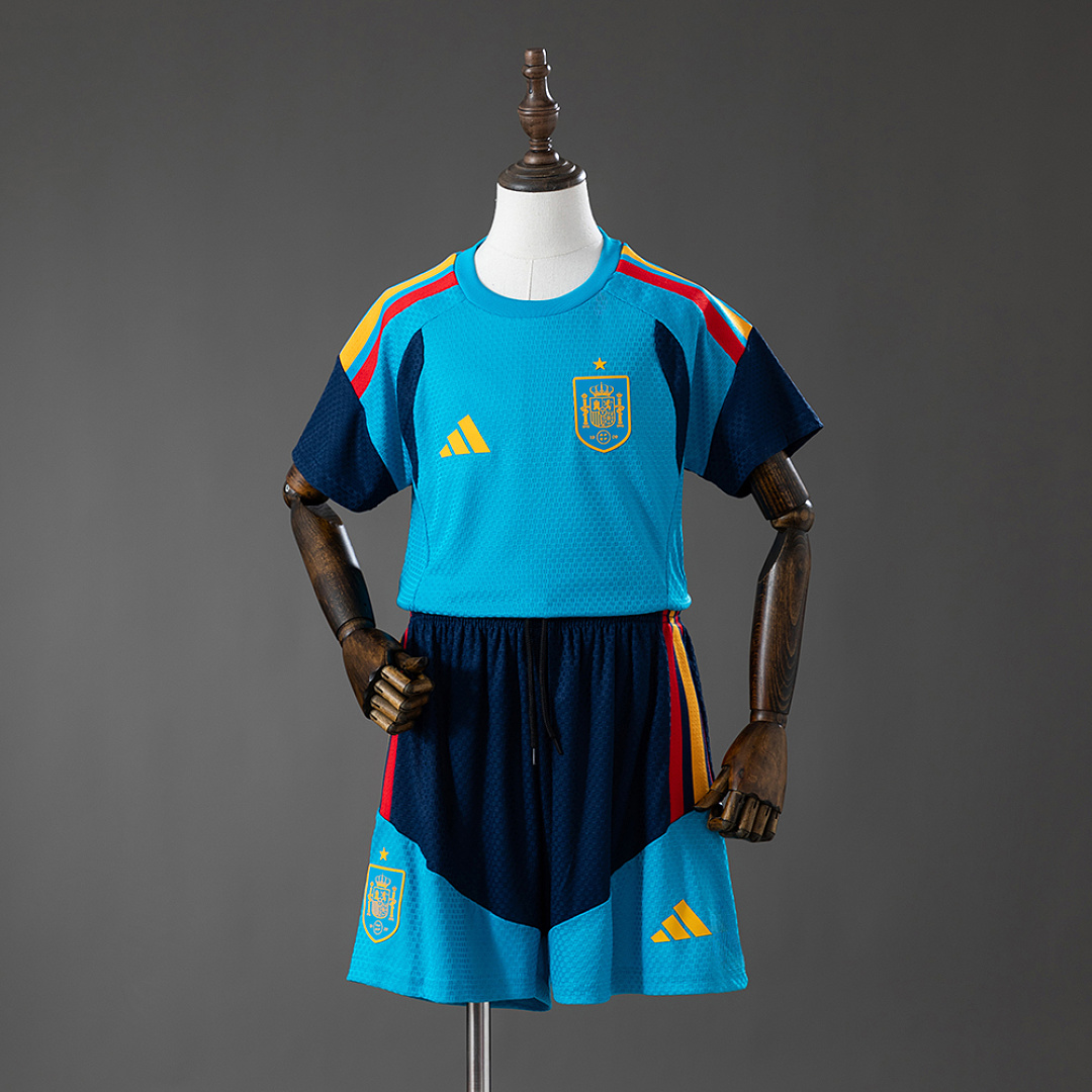 Spain 2026 Versão jogador Training Kit infantil - Blue Tamanho 16-28, foto 1