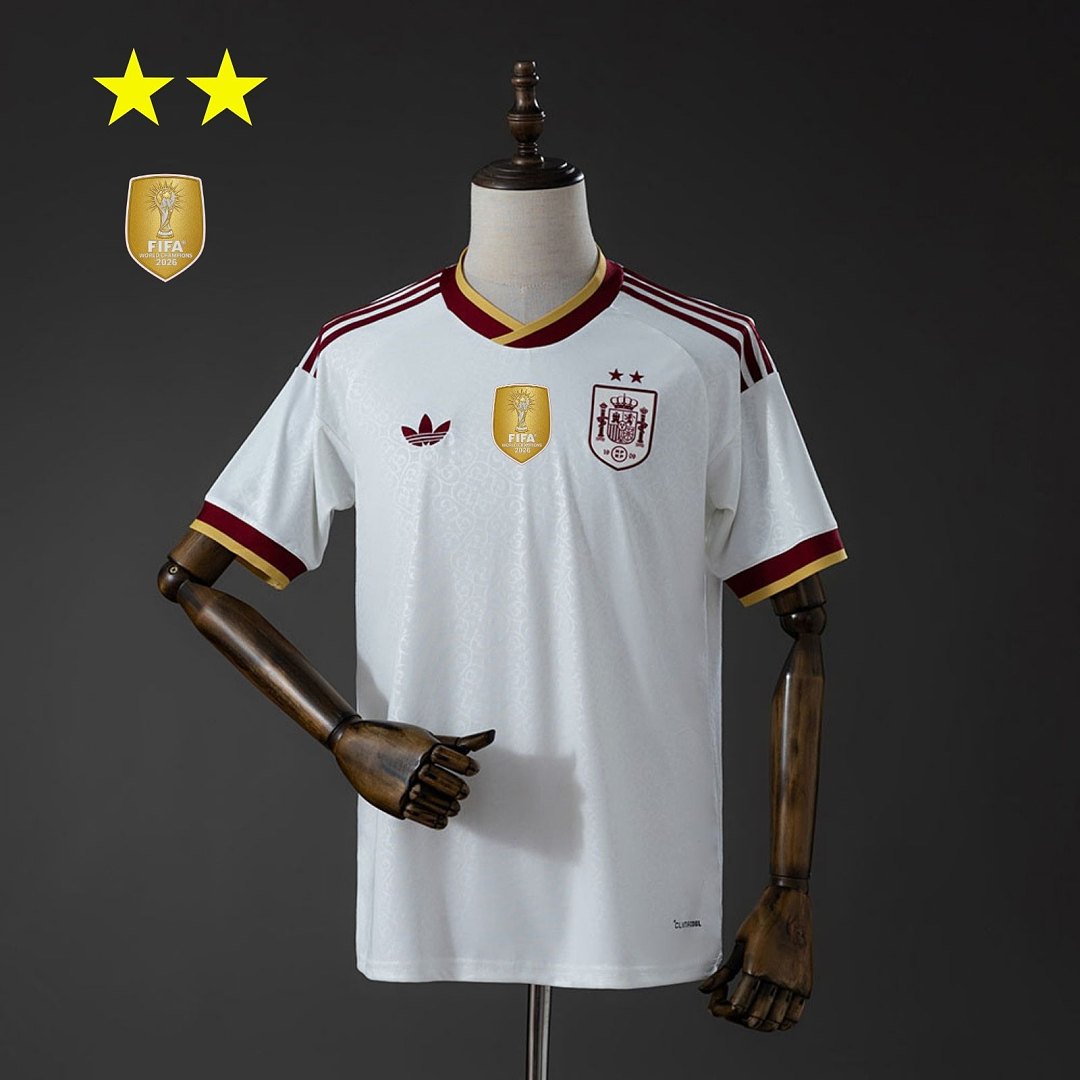 Spain 2026 Visitante 2-Star Champion Edition Camisa S-4XL, foto 1