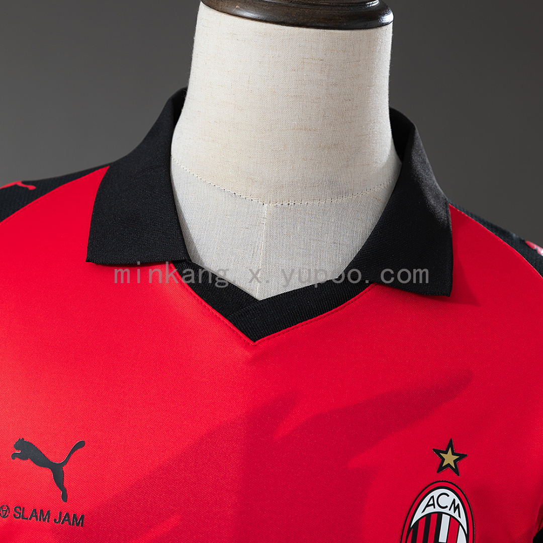 AC Milan x Slam Jam 25/26 Fourth Camisa S-4XL9, foto 9