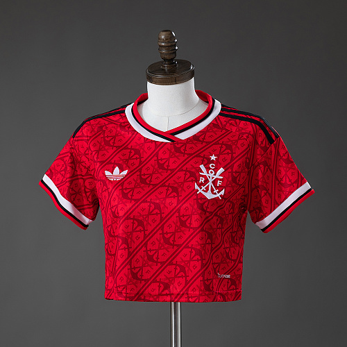 Flamengo 26/27 Terceira Womens Crop Camisa S-XXL