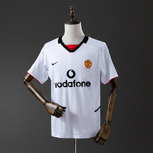 M-U 08/09 Visitante Retrô Camisa S-XXL