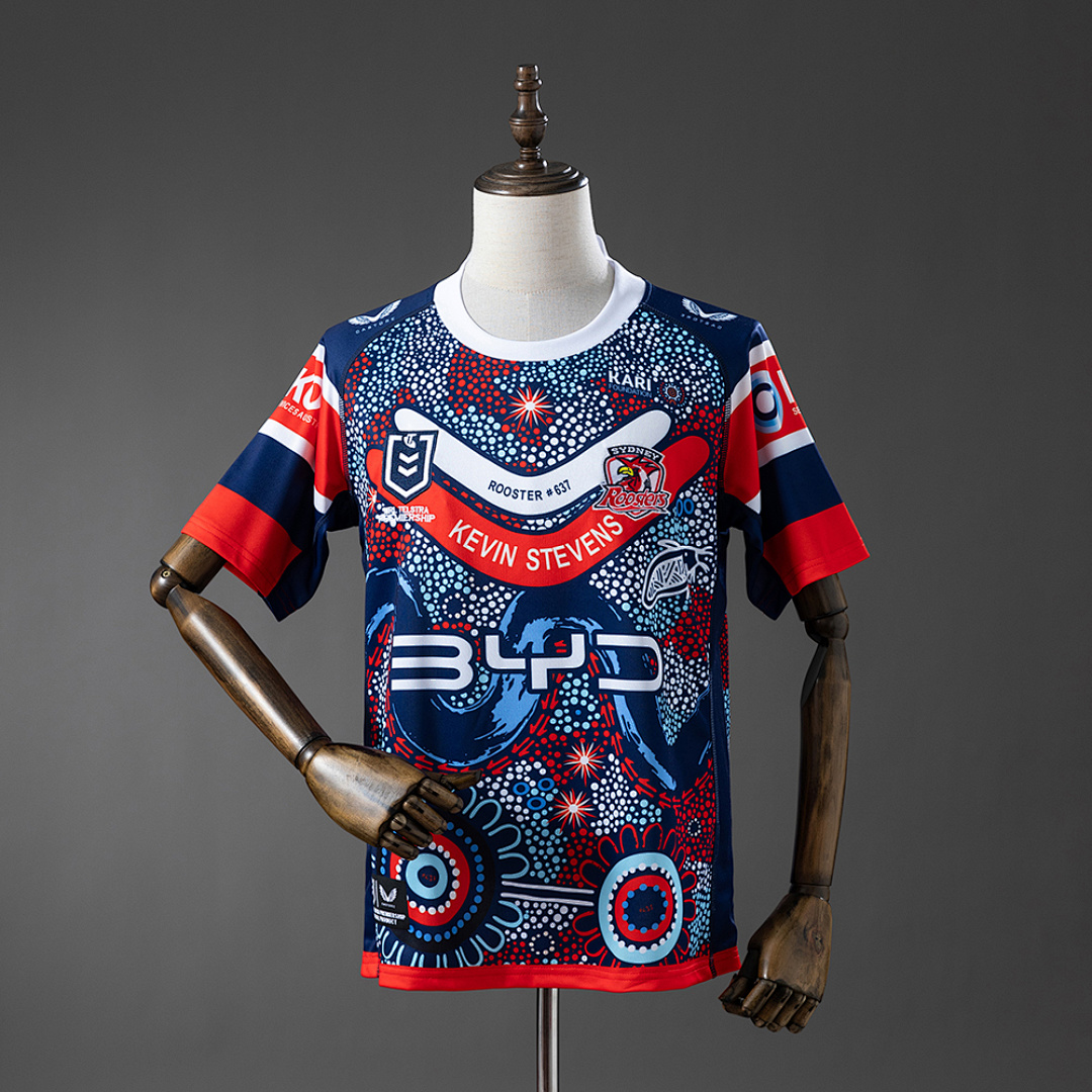 NRL Sydney Roosters 2025 Indigenous Camisa S-5XL, foto 1
