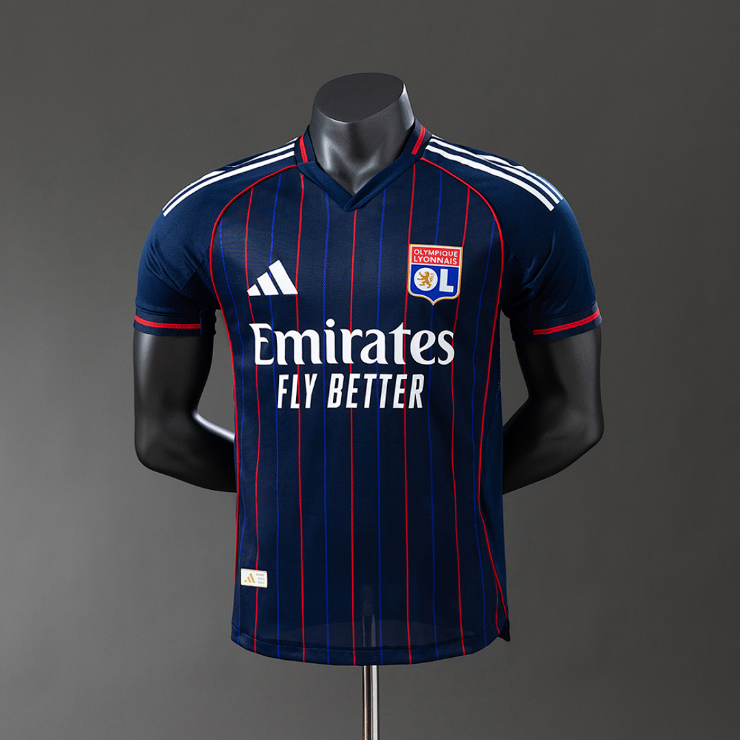 Olympique lyonnais 25/26 Versão jogador Visitante Camisa S-XXL, foto 1