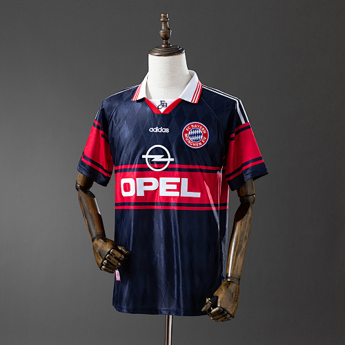 Bayern Munich 1997/98 Visitante Retrô Camisa S-XXL