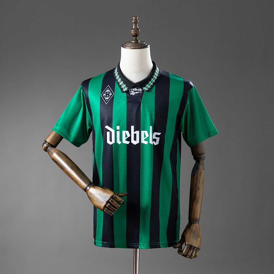 Borussia Monchengladbach 95/96 Visitante Retrô Camisa S-XXL, foto 1