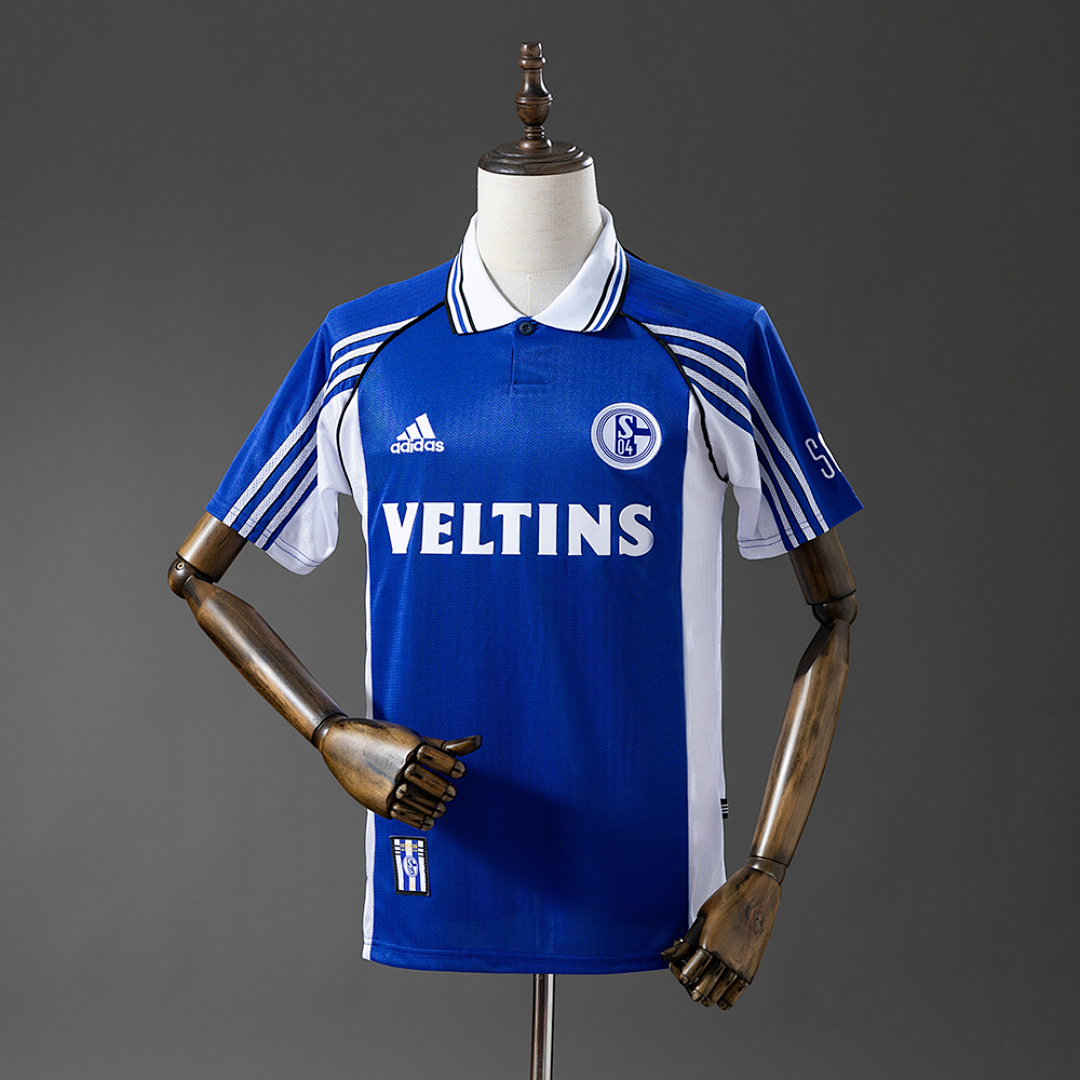 Schalke 04 98/00 Titular Retrô Camisa S-XXL, foto 1