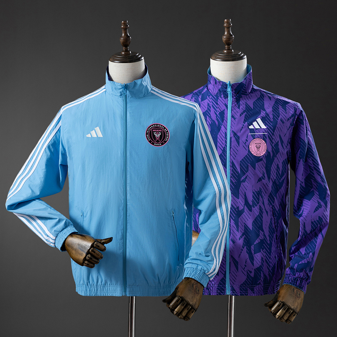 Inter Miami Reversible Anthem Jacket Windbreaker - Blue-Purple S-XXL, foto 1
