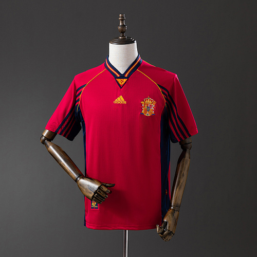 Retrô 1998 Spain Titular S-XXL