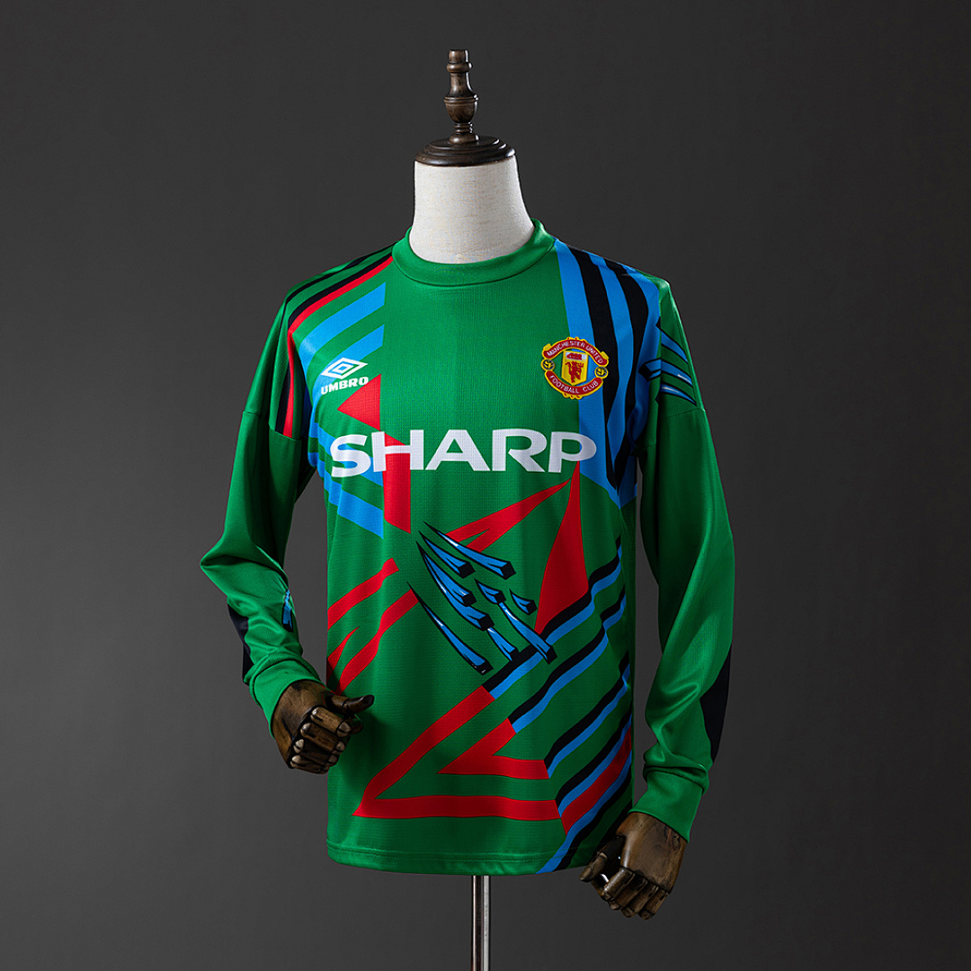 M-U 92/94 Goleiro Manga longa Retrô Camisa S-XXL, foto 1
