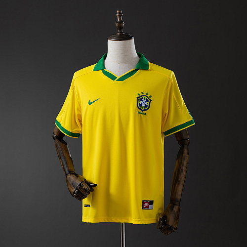 Brazil 1997 Titular Retrô Camisa S-XXL