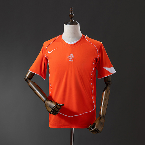 Retrô Netherlands 2004 Titular S-XXL