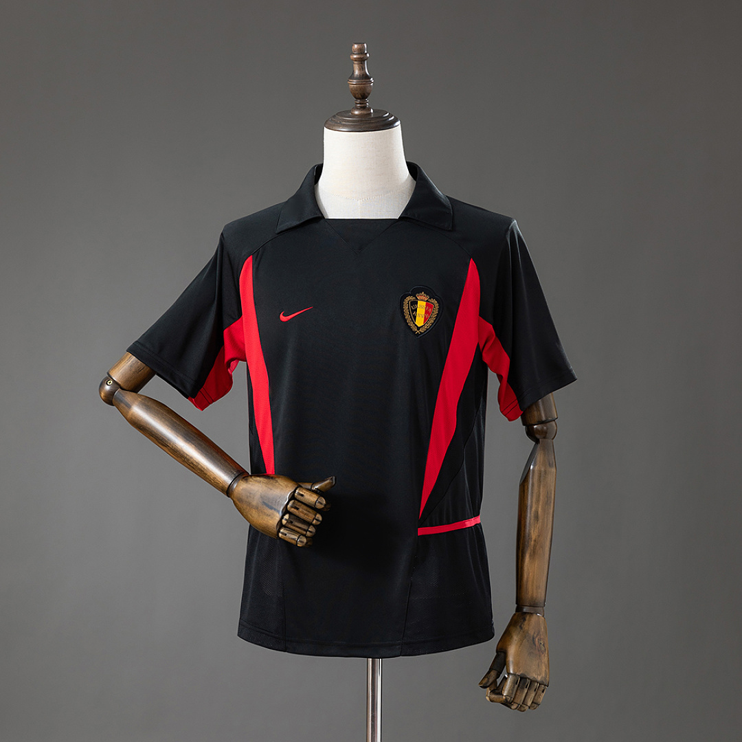 Belgium 2002 Visitante Retrô Camisa S-XXL, foto 1