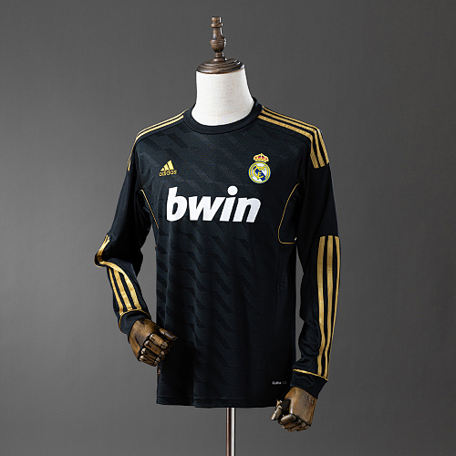 Retrô Manga longa Real Madrid 11/12 Visitante S-XXL