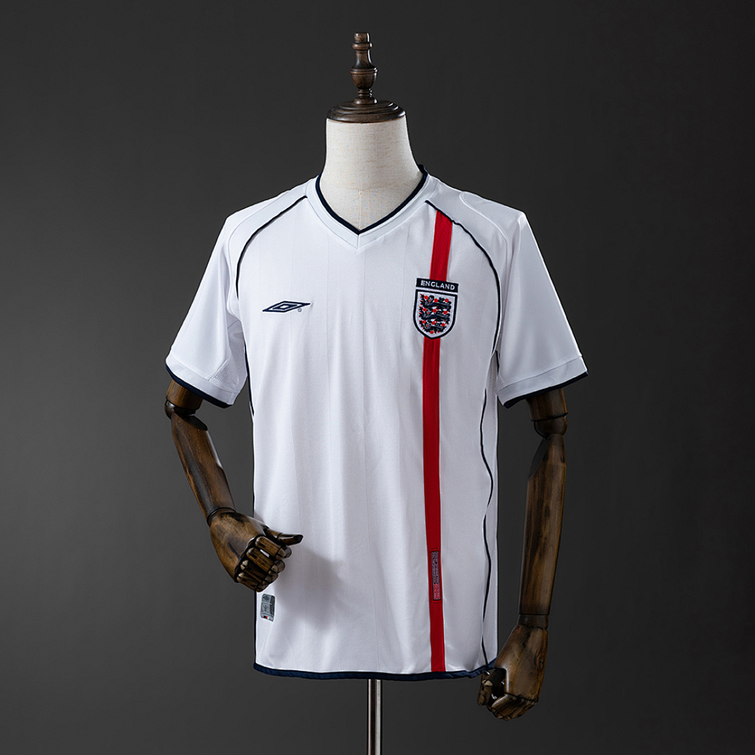 Retrô Manga longa England 2002 Titular S-XXL, foto 1