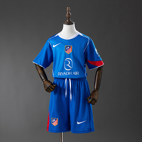 Atletico Madrid 25/26 Terceira Kit infantil Tamanho 16-28