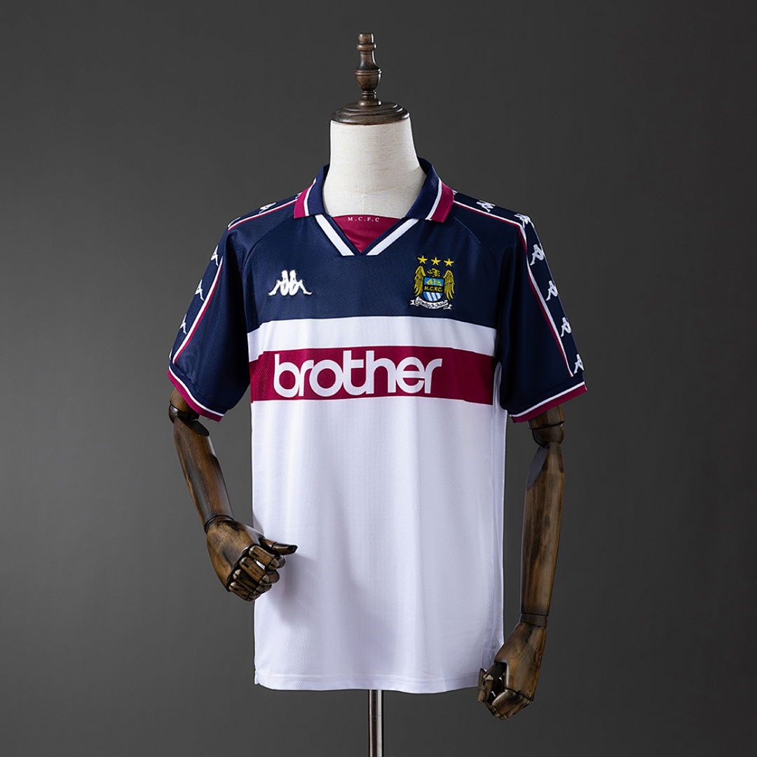 Retrô Manchester City 97/98 Visitante S-XXL, foto 1