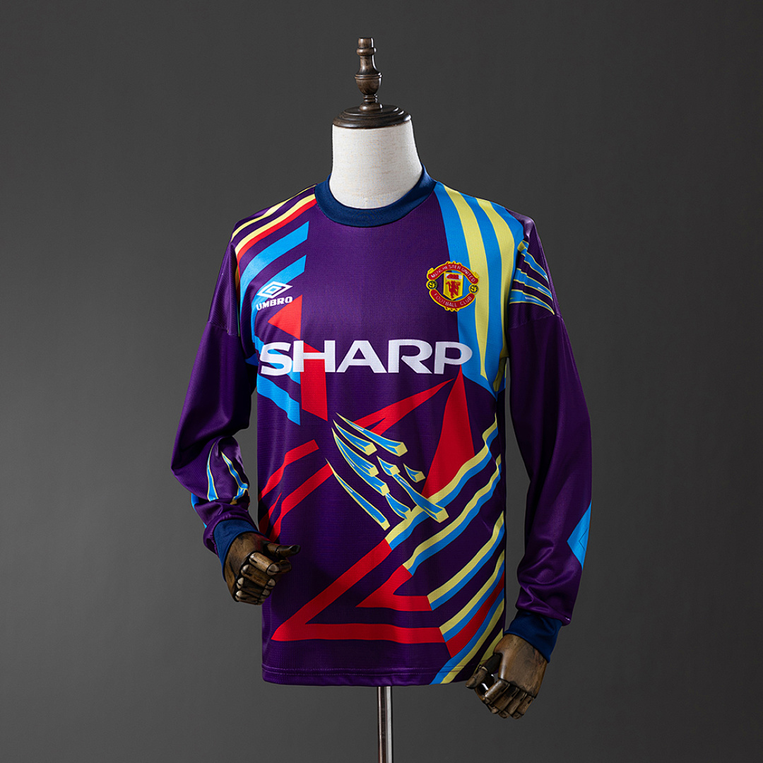 M-U 92/94 Goleiro Manga longa Retrô Camisa S-XXL, foto 1