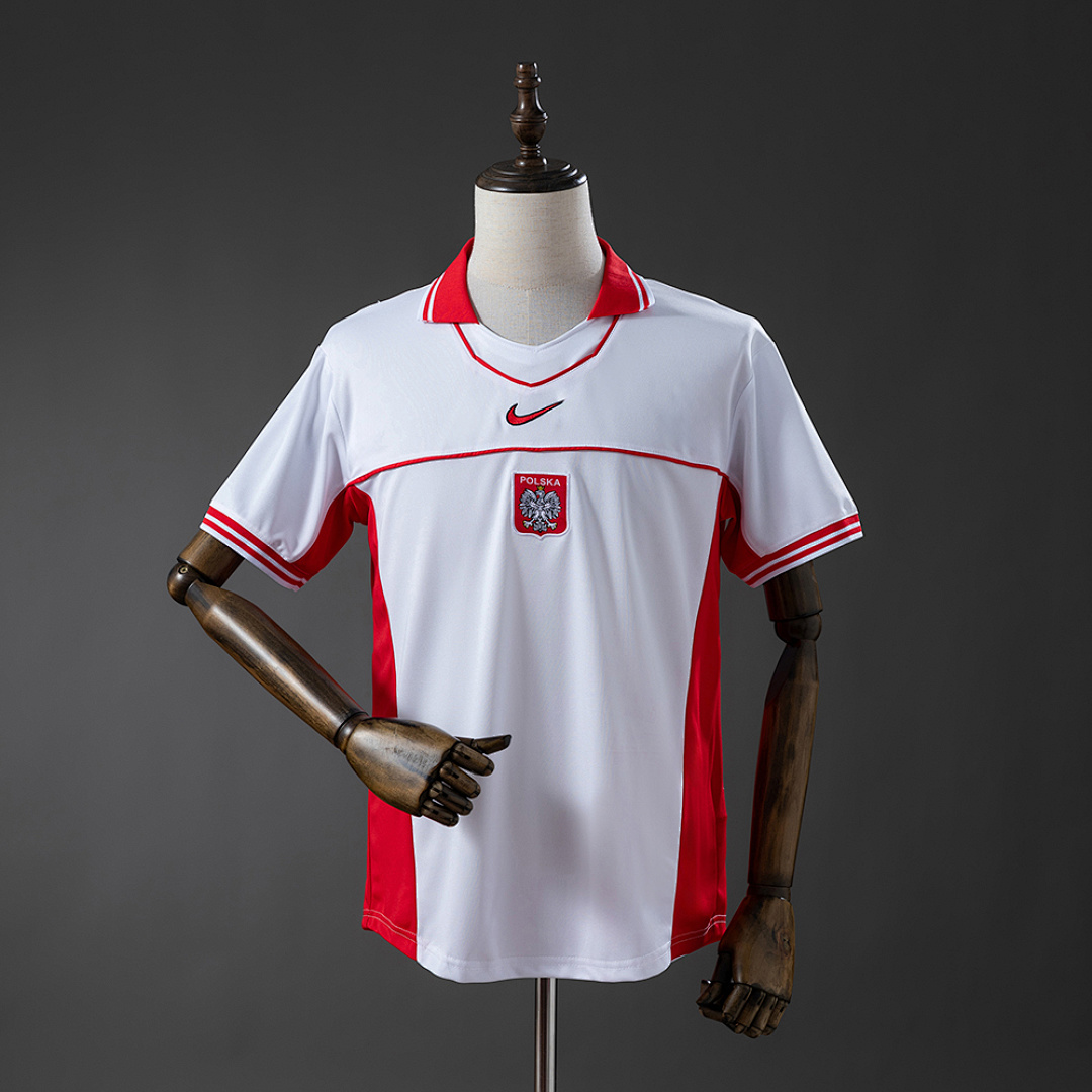 Poland 1997 Titular Retrô Camisa S-XXL, foto 1