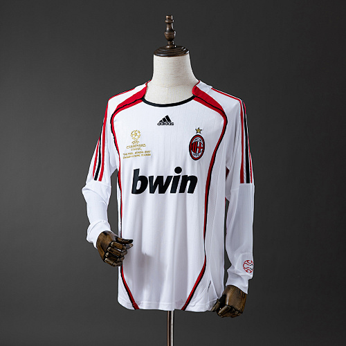Retrô Manga longa AC Milan 06/07 Visitante S-XXL