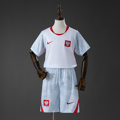 Poland 2026 Titular Kit infantil Tamanho 16-28