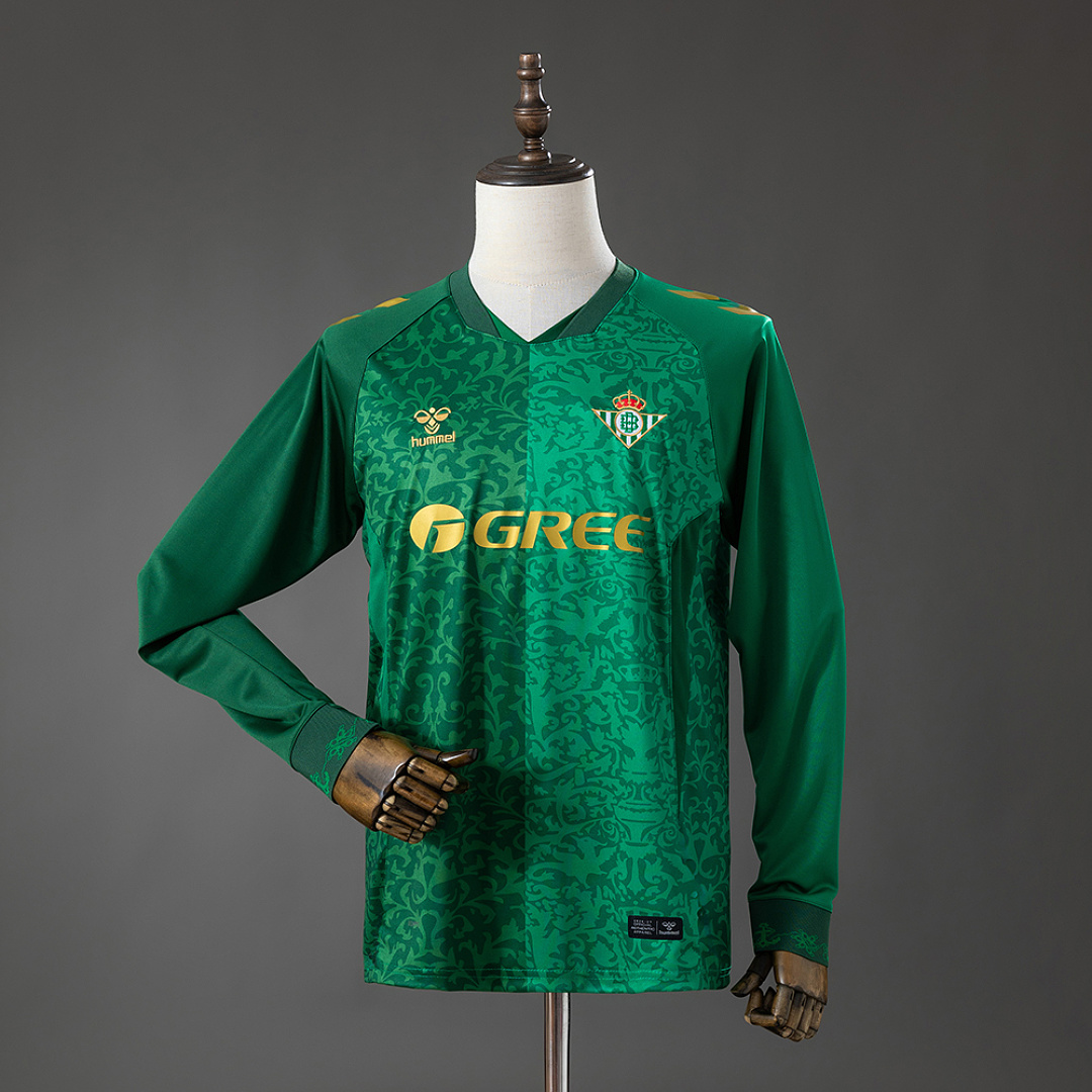 Real Betis Manga longa version 26/27 Visitante Camisa S-4XL, foto 1