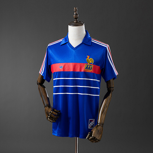 France 1984 Titular Retrô Camisa S-XXL