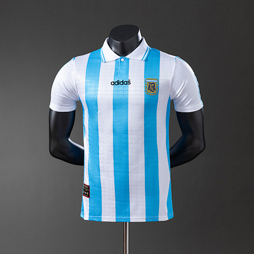 Argentina 1994 Titular Versão jogador Camisa S-3XL