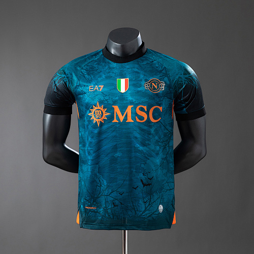 Napoli 25/26 Halloween - Blue Versão jogador Camisa S-XXL