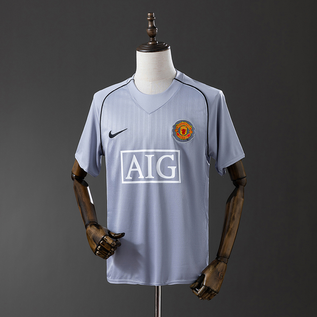M-U 2007 Goleiro Grey Retrô Camisa S-XXL, foto 1