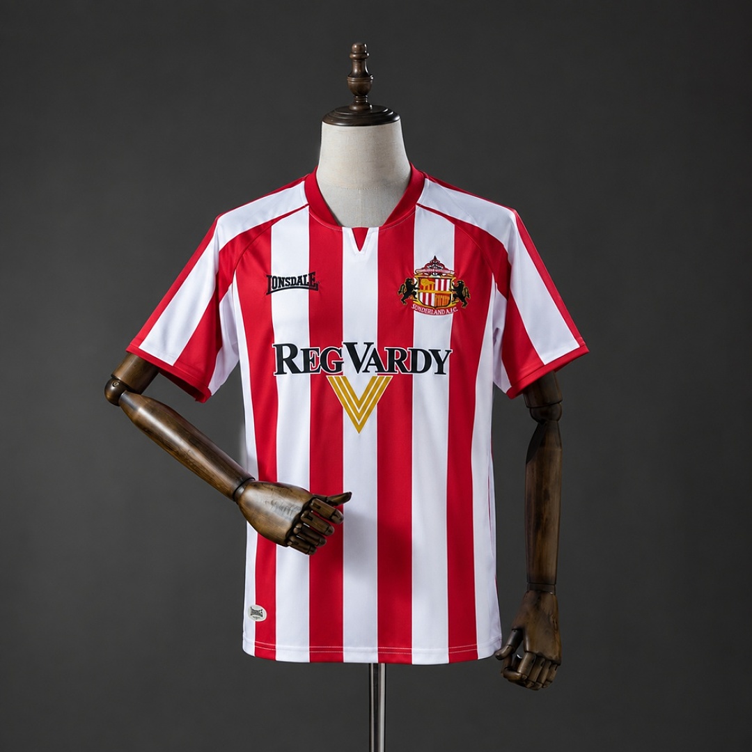 Retrô Sunderland 05/06 Titular Camisa S-XXL, foto 1