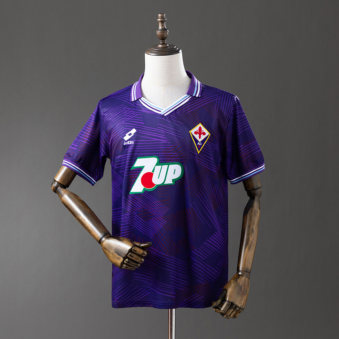 Retrô 92/93 Fiorentina Titular S-XXL, foto 1