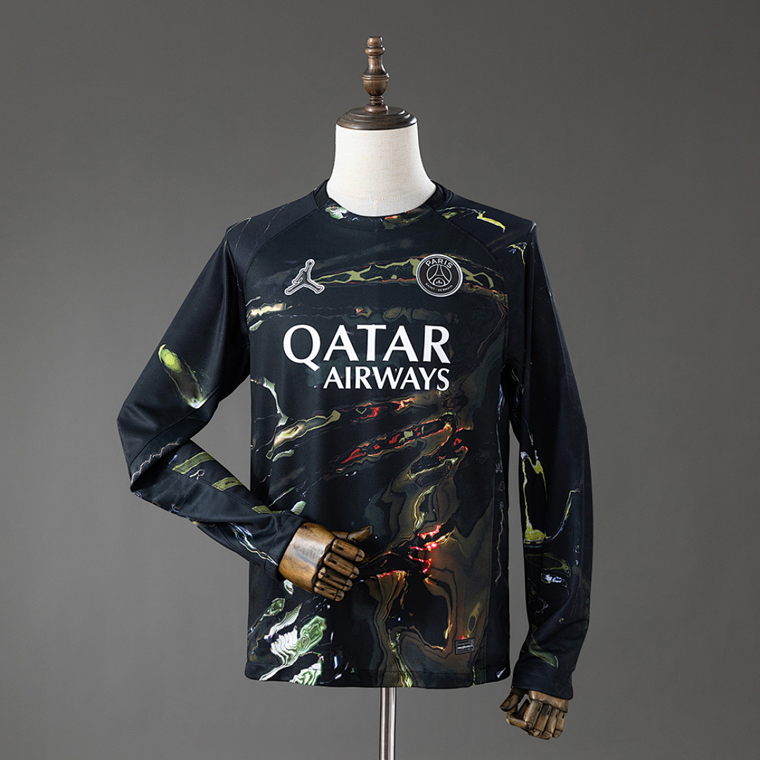 PSG 25/26 Night Edition Manga longa Camisa S-4XL, foto 1