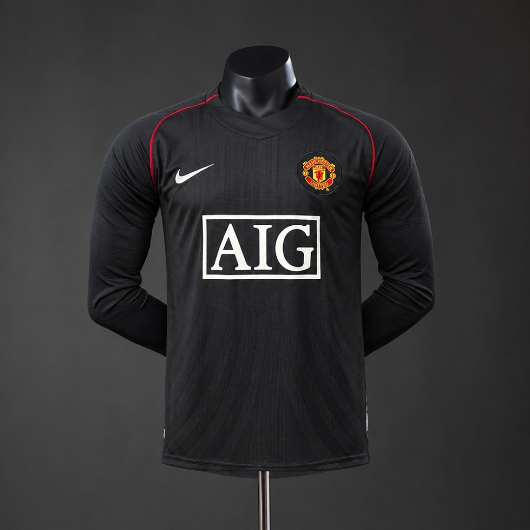 Manchester United 07/08 Visitante Versão jogador Camisa S-XXL, foto 1