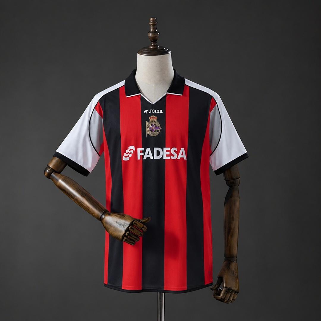 Retrô Deportivo de La Coruña 01/02 Visitante Camisa S-XXL, foto 1