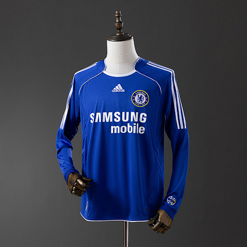 Retrô Manga longa Chelsea 06/07 Titular S-XXL