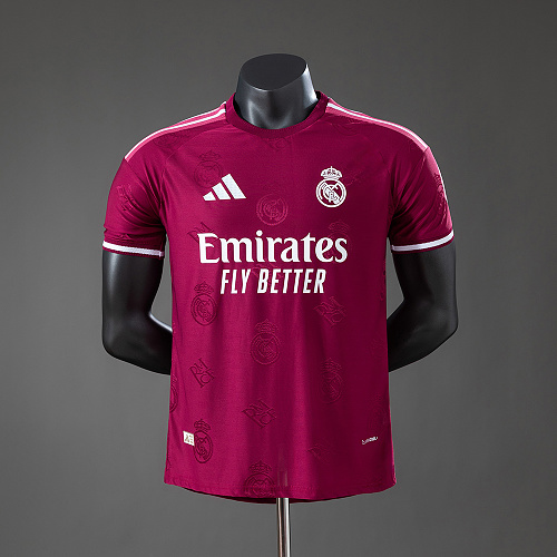Real Madrid 26/27 Edição especial Versão jogador - Maroon Camisa S-XXL