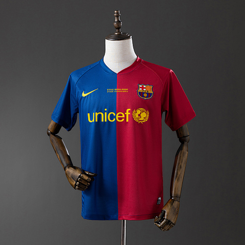 Retrô Barcelona 08/09 UEFA Champions League Titular S-XXL