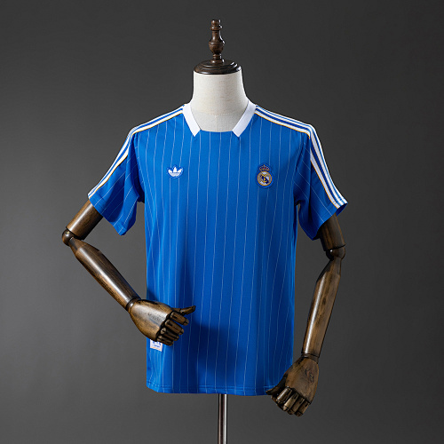 Real Madrid 25/26 Retrô Style - Blue Camisa S-XXL