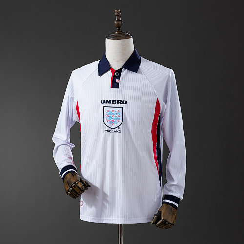 Retrô Manga longa 1998 England Titular S- XXL
