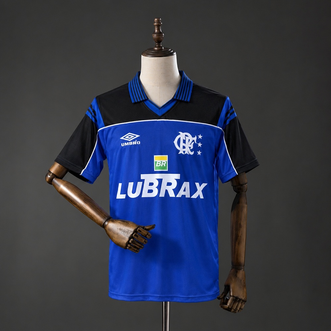 Flamengo 1999 Blue Goleiro Uniform Retrô Camisa S-XXL, foto 1
