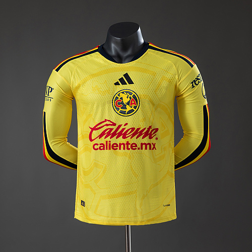 America 26/27 Titular Versão jogador Manga longa Camisa S-3XL