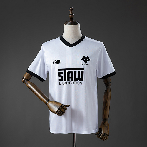 Wolves 86/88 Visitante Retrô Camisa S-XXL