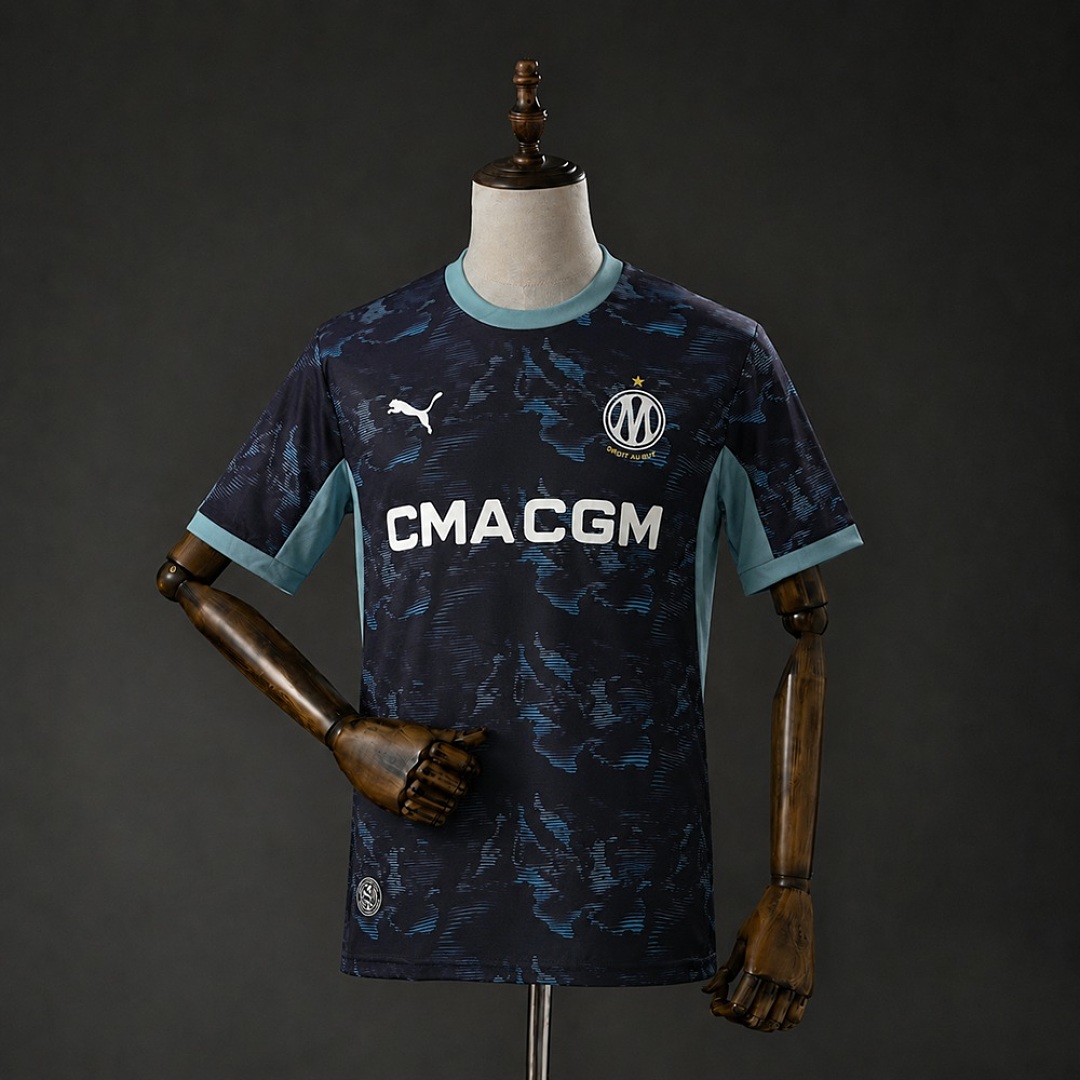 Marseille 26/27 Visitante kit S-4XL, foto 1