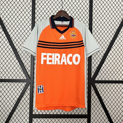 Retrô Deportivo La Coruna 98/99 Terceira S-XXL